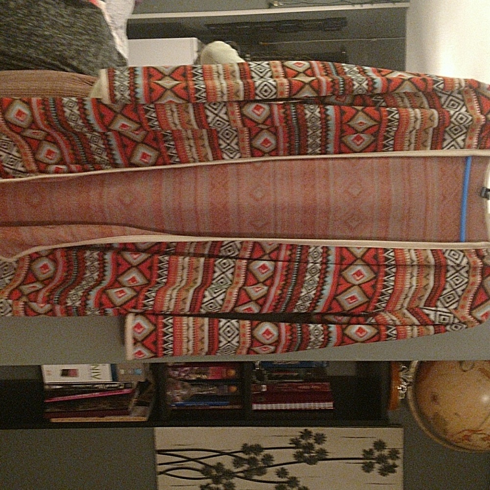 Aztec hooded sweater.